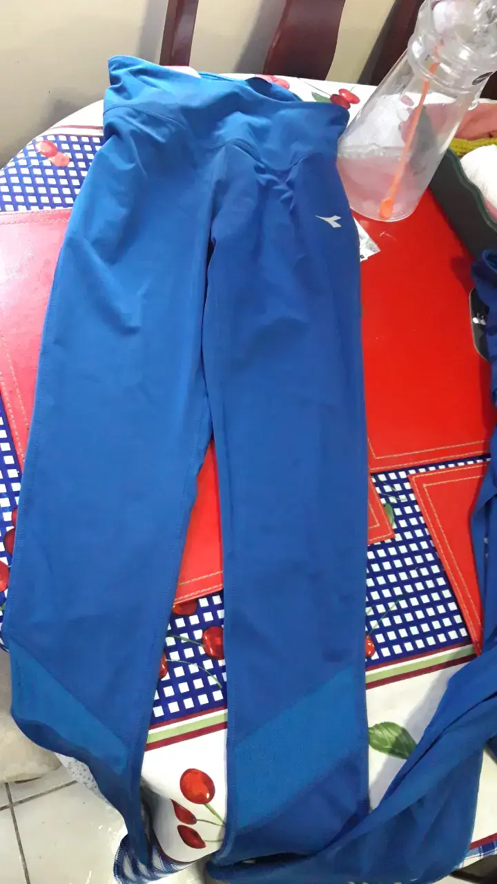 Leggings deportivos azules para mujer diadora s - 3
