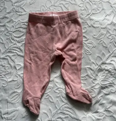 Pantalones rosados para bebé 0-3 meses - miniatura 1