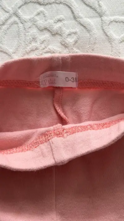 Pantalones rosados para bebé 0-3 meses - miniatura 2