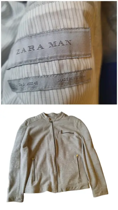 Chaqueta gris Zara Man para hombre - miniatura 1