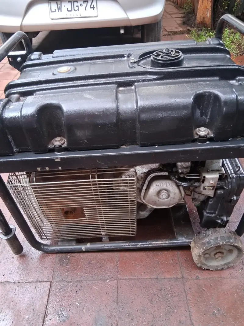 Generador a gasolina 6000W con ruedas - 4