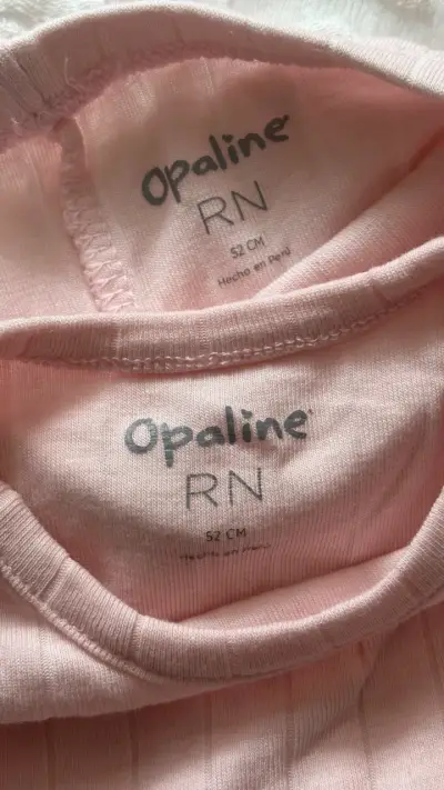 Conjunto body y pantalón rosado para bebé Opalin - miniatura 5