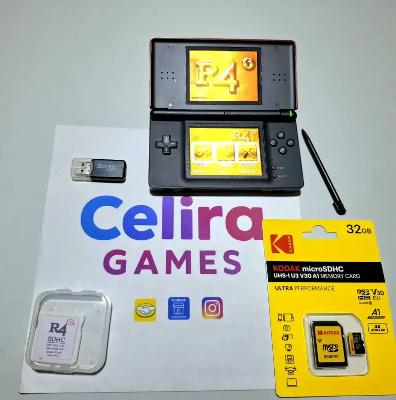 Cartucho R4 32gb + de 300 juegos