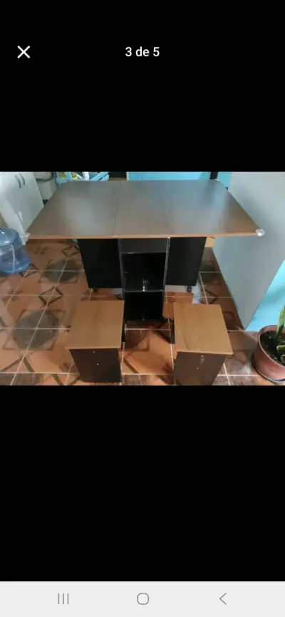 Mesa plegable de madera - miniatura 1