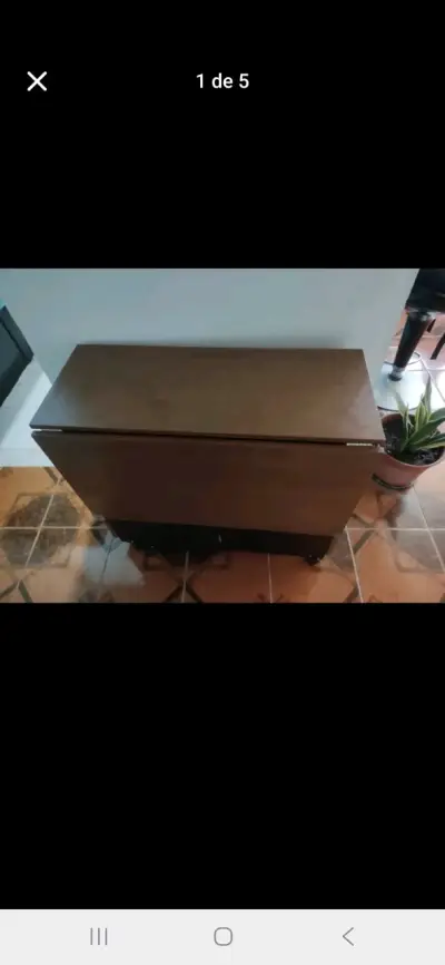 Mesa plegable de madera - miniatura 5