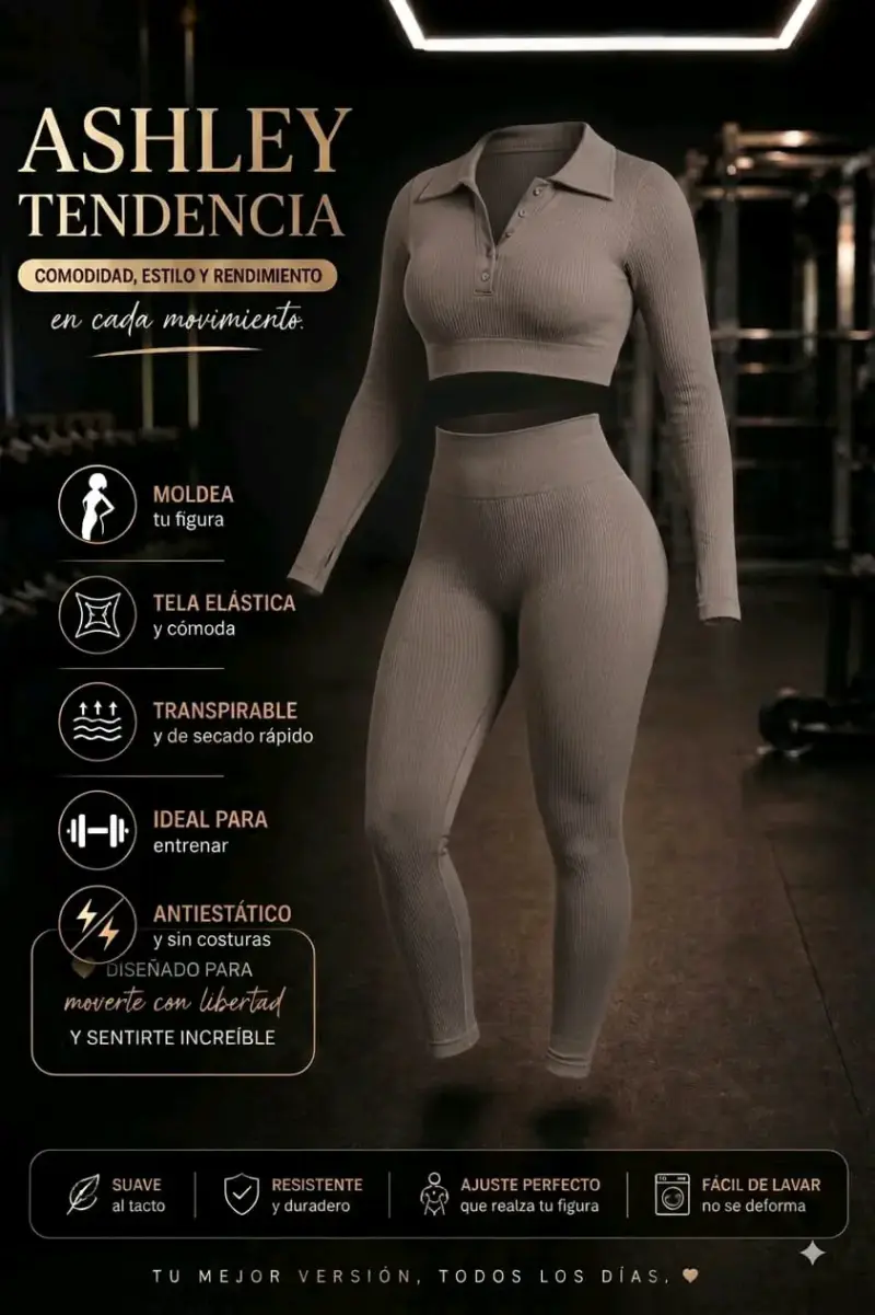 Conjunto deportivo mujer Ashley tendencia
