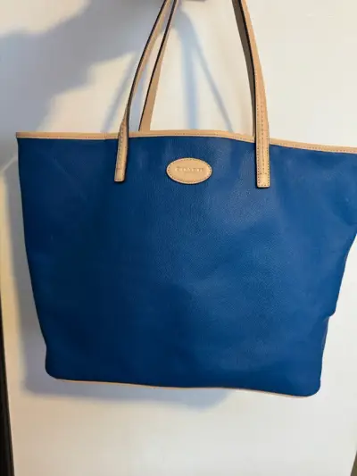 Bolso tote azul Coach - miniatura 1
