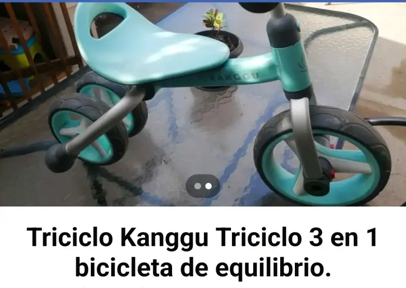 Triciclo Kanggu 3 en 1 para niños