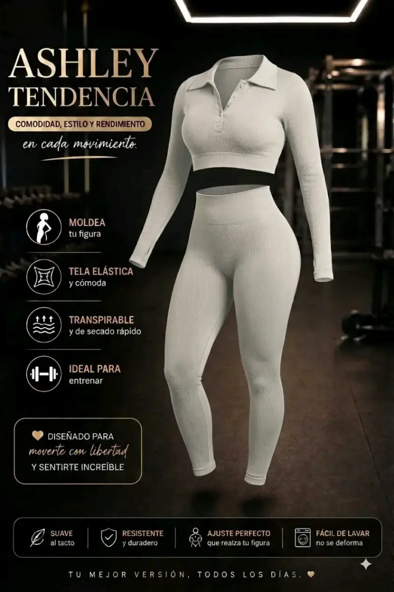 Conjunto deportivo mujer Ashley tendencia