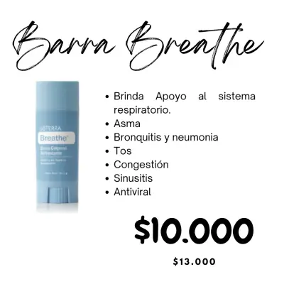 Barra Breathe dōTERRA para apoyo respiratorio - miniatura 1