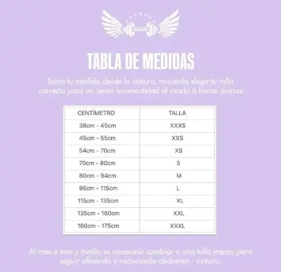 Faja reductora con diseño de alas - miniatura 6