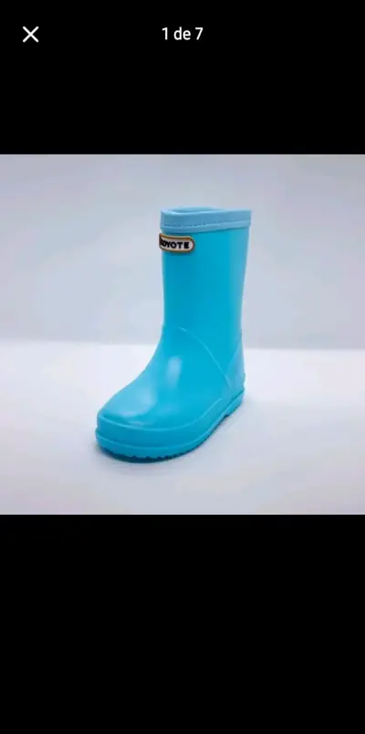 Botas de lluvia para niños Coyote - miniatura 1
