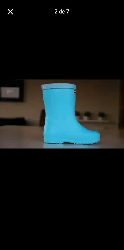 Botas de lluvia para niños Coyote - miniatura 2