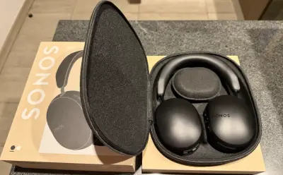 Audífonos inalámbricos Sonos negros con cancelación de ruido - miniatura 5