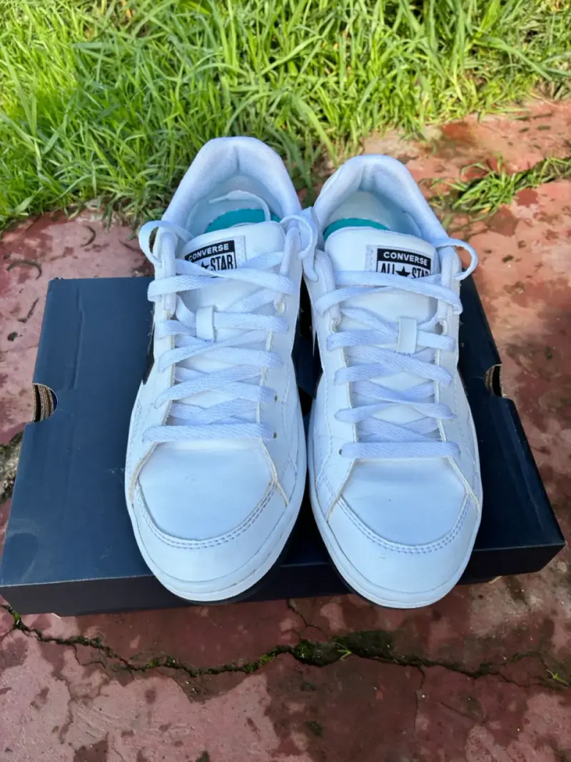 Zapatillas blancas Converse One Star para hombre - 4