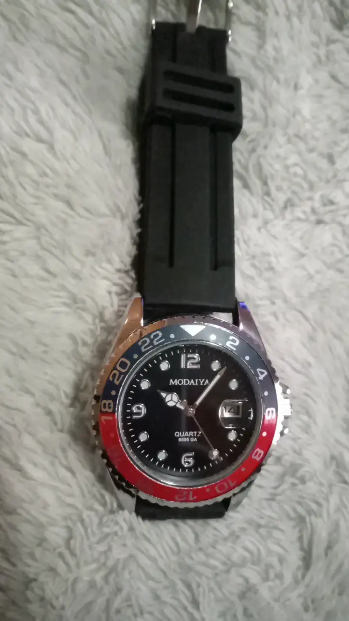 Reloj Modaiya Quartz Negro Deportivo - 5