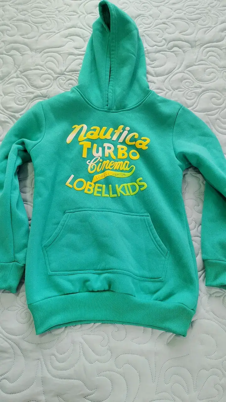 Chaqueta de mezclilla con capucha beige - 6