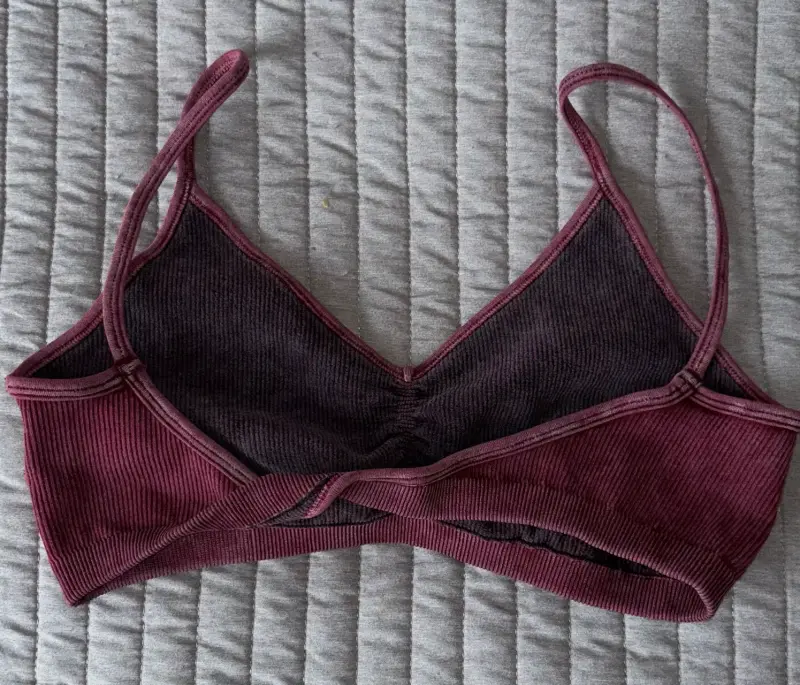 Conjunto deportivo mujer color burdeos - 2