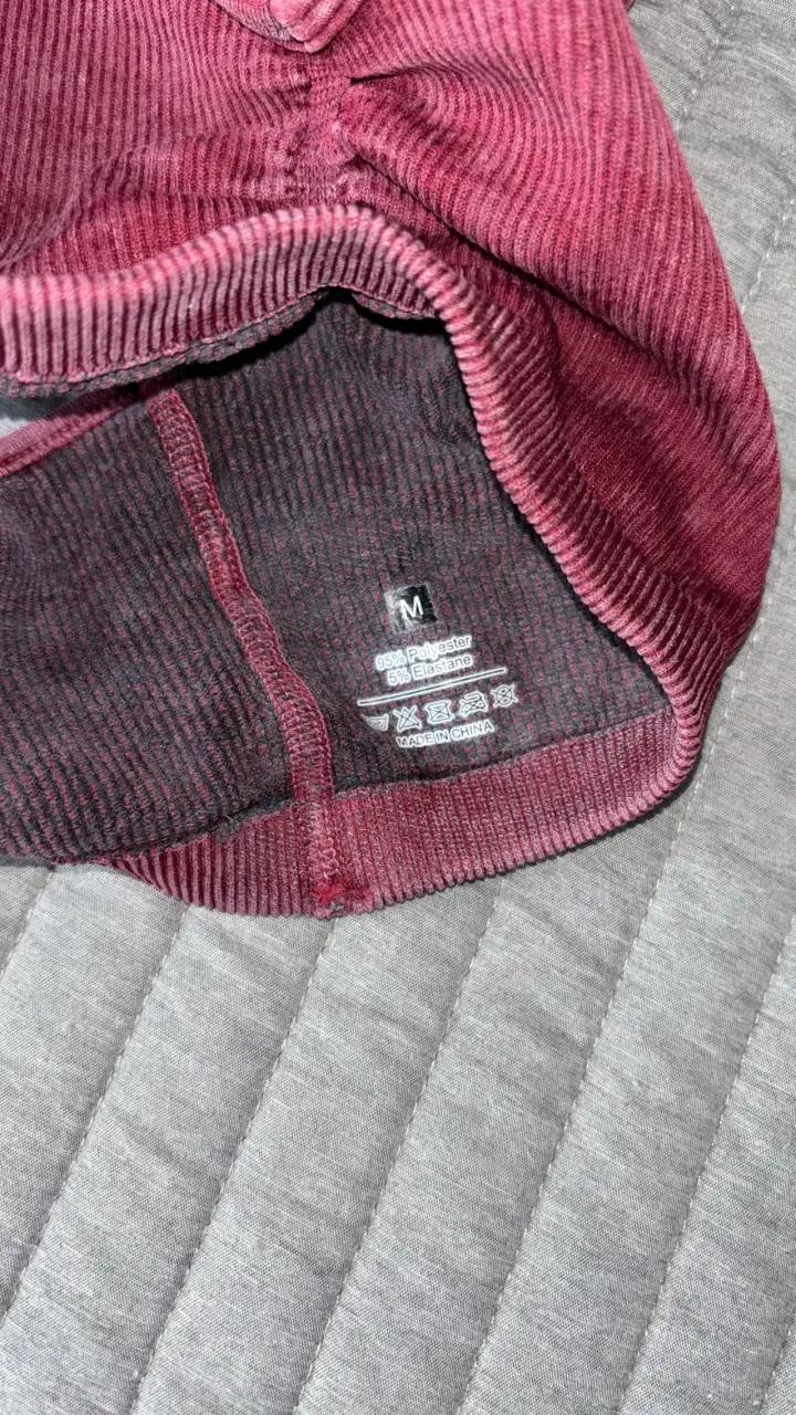 Conjunto deportivo mujer color burdeos - 6