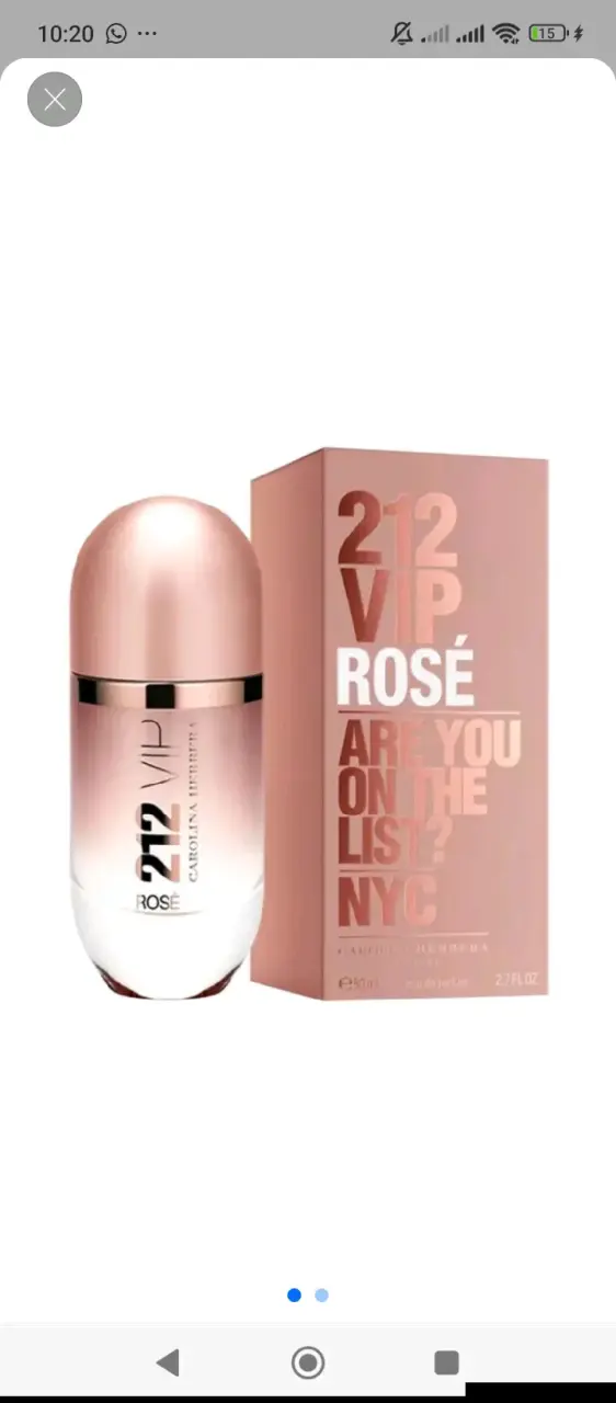 Perfume Carolina Herrera 212 VIP Rosé 80ml - 2