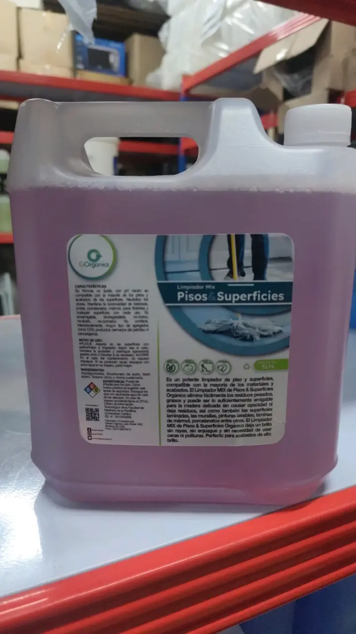 Limpiador de Pisos y Superficies Orgánico 5L