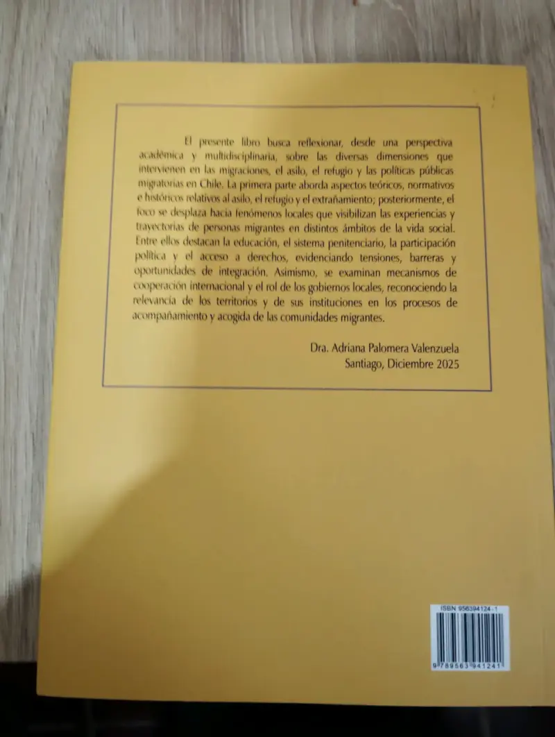 Libro sobre migración y desplazamiento forzado en Chile - 2