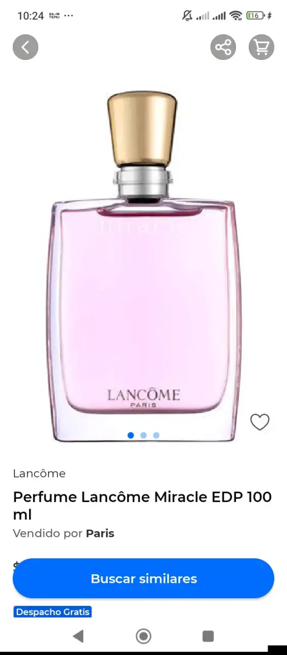 Perfume Lancôme Miracle EDP 100 ml - 1