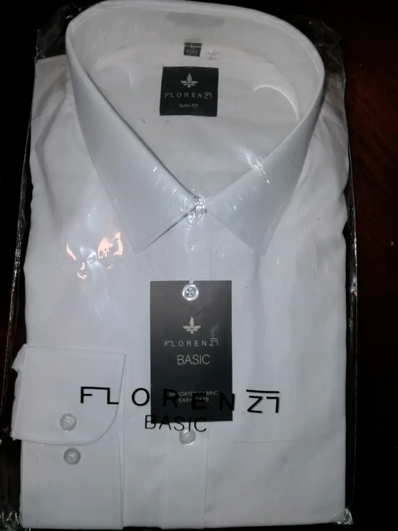 Camisa Blanca Slim Fit Florenzi Basic - 1