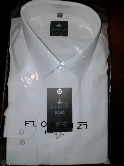 Camisa Blanca Slim Fit Florenzi Basic - miniatura 1