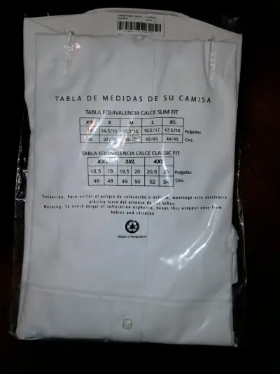 Camisa Blanca Slim Fit Florenzi Basic - miniatura 2