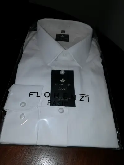 Camisa Blanca Slim Fit Florenzi Basic - miniatura 3