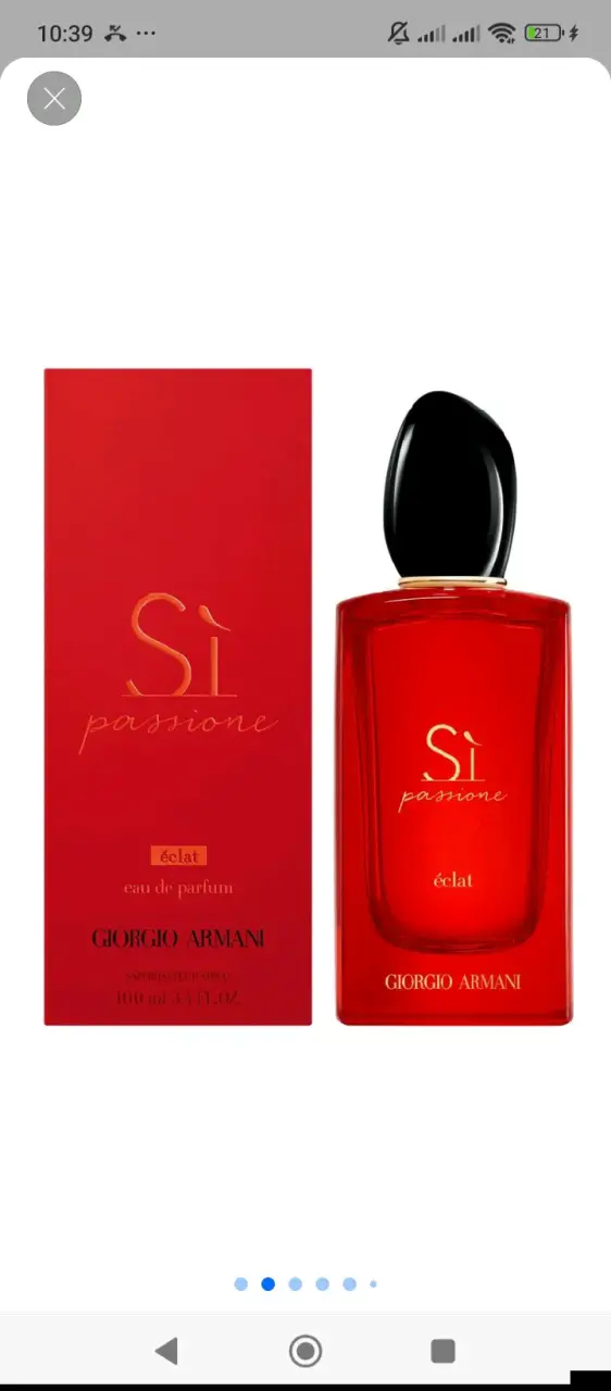 Perfume Giorgio Armani Sì Passione Éclat 100 ml - 1