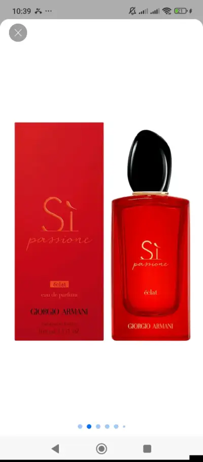 Perfume Giorgio Armani Sì Passione Éclat 100 ml - miniatura 1