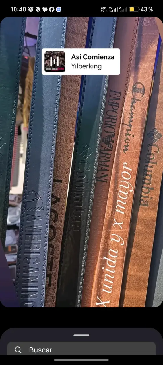 Cinturones de cuero varias marcas