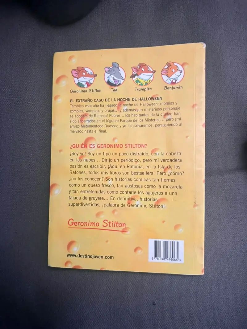 Libro Geronimo Stilton El Extraño Caso de Halloween - 2