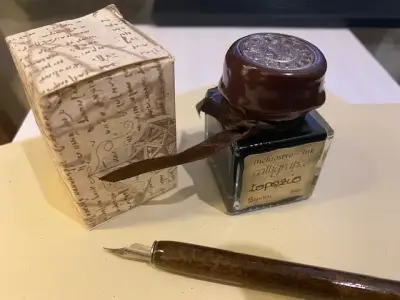 lapicera antigua sin uso - miniatura 1