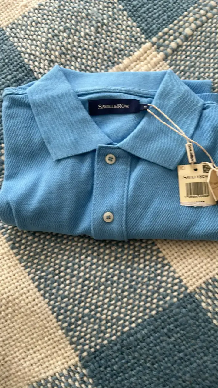 Polera Polo Azul Savile Row para Hombre - 1