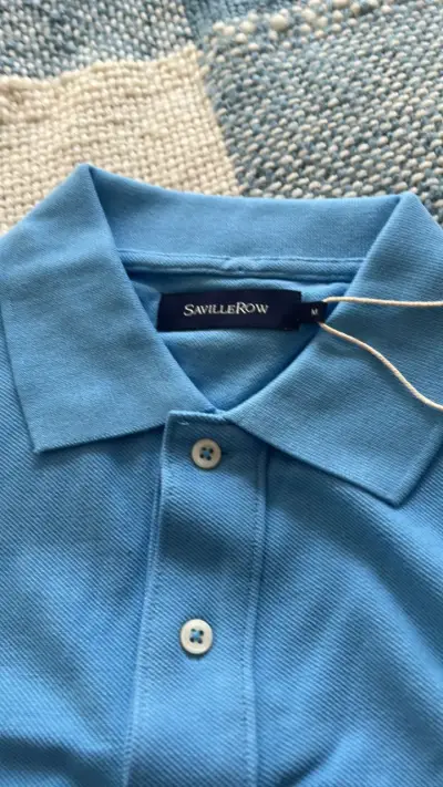 Polera Polo Azul Savile Row para Hombre - miniatura 3