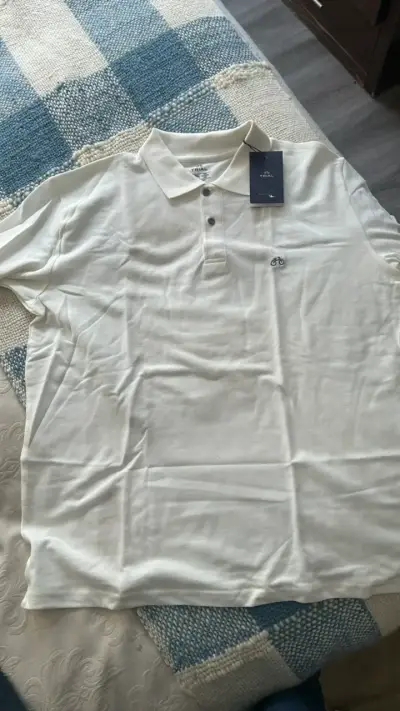 Polera Polo Blanca de Algodón Pima Trial - miniatura 2
