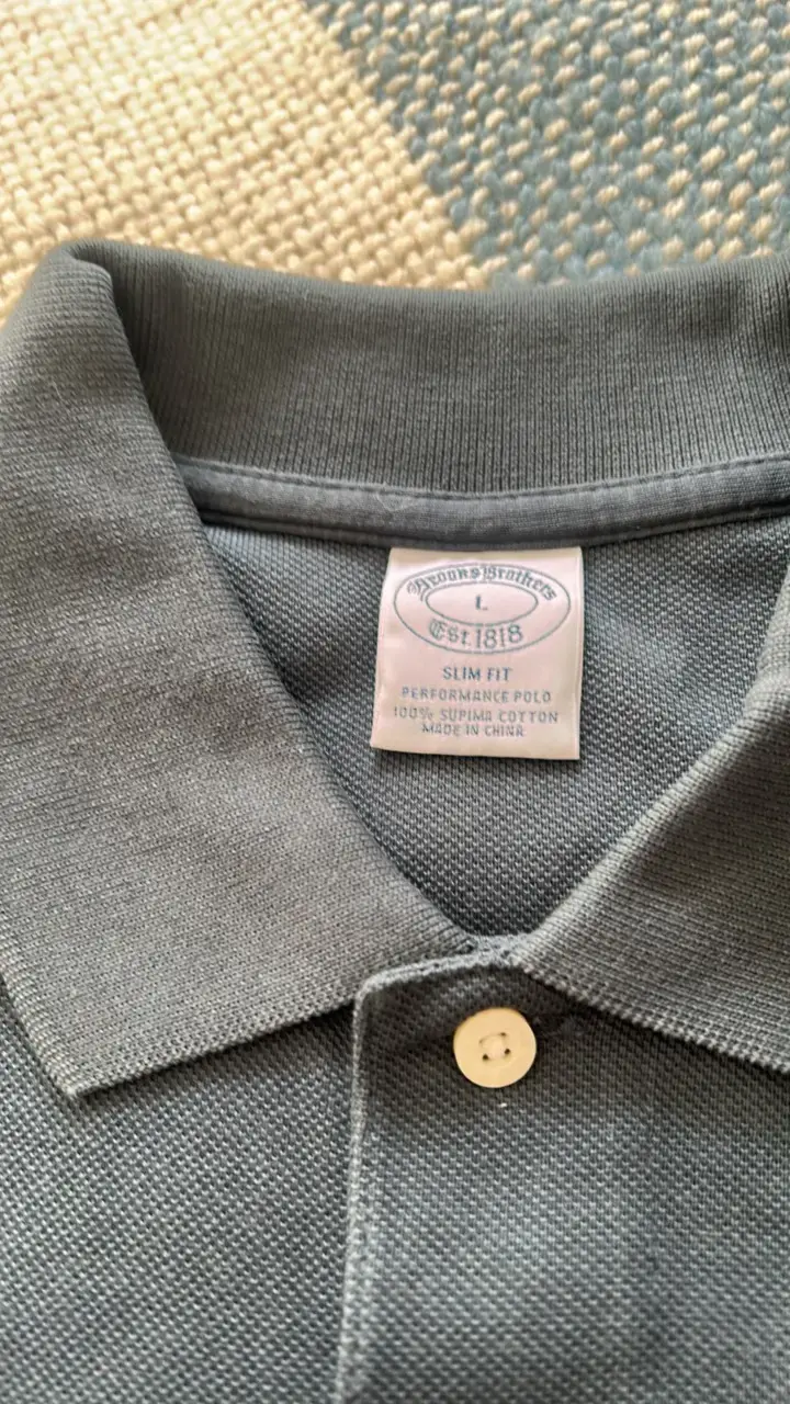 Polera Polo Gris Hombre Brooks Brothers - 3