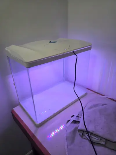 Acuario con luz LED para peces - miniatura 1