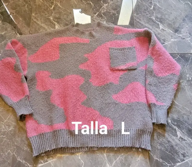 Chaqueta de pluma azul y negra talla 16 - 5