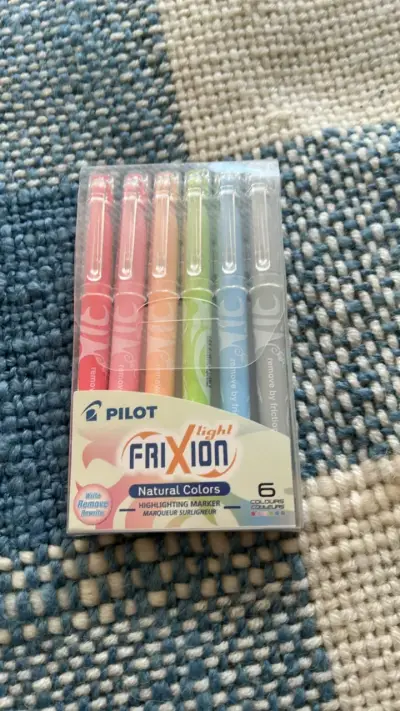 Set de 6 marcadores Pilot Frixion Light colores naturales - miniatura 1