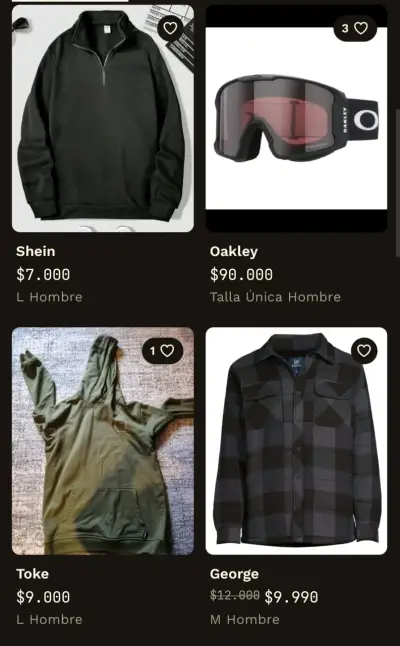 Vendo mi closet Hombre Talla L - miniatura 4