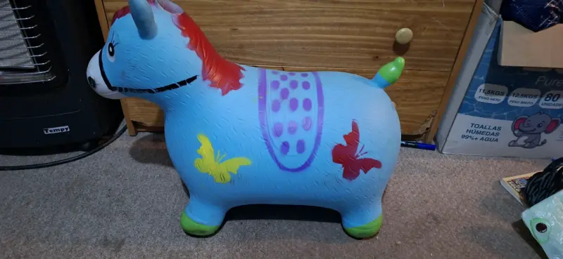 Caballo inflable de juguete para niños - 1