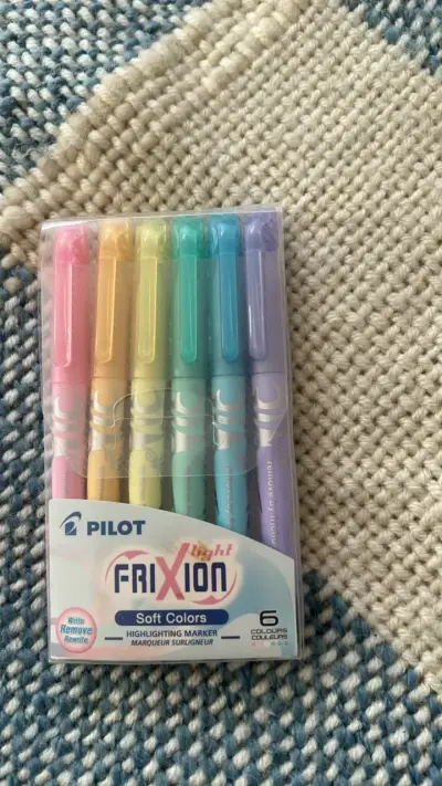 Set de marcadores Pilot Frixion colores suaves - miniatura 1