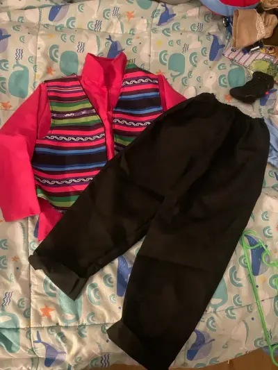 Disfraz de huaso chileno para niño talla 6 - miniatura 2