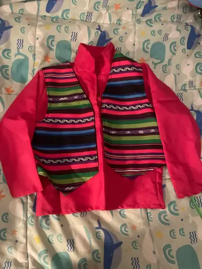 Disfraz de huaso chileno para niño talla 6 - miniatura 3