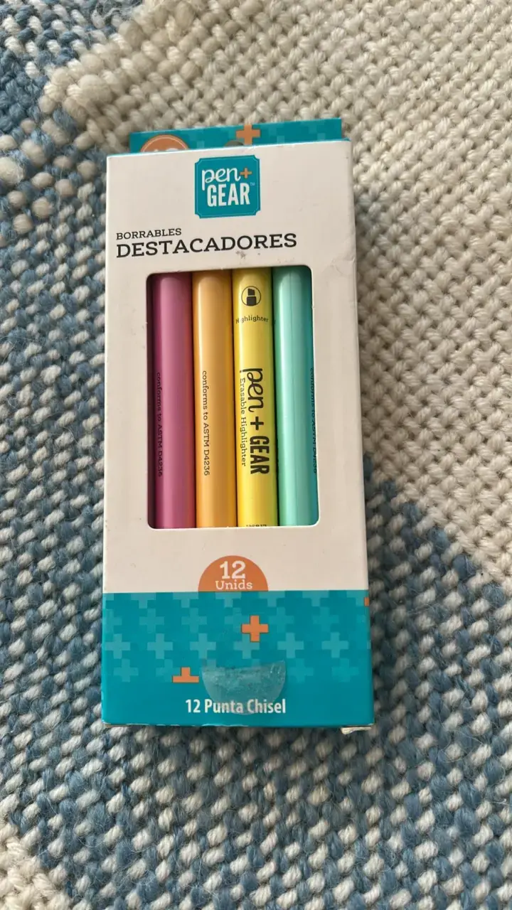 Set de 12 destacadores borrables Pen+Gear - 1