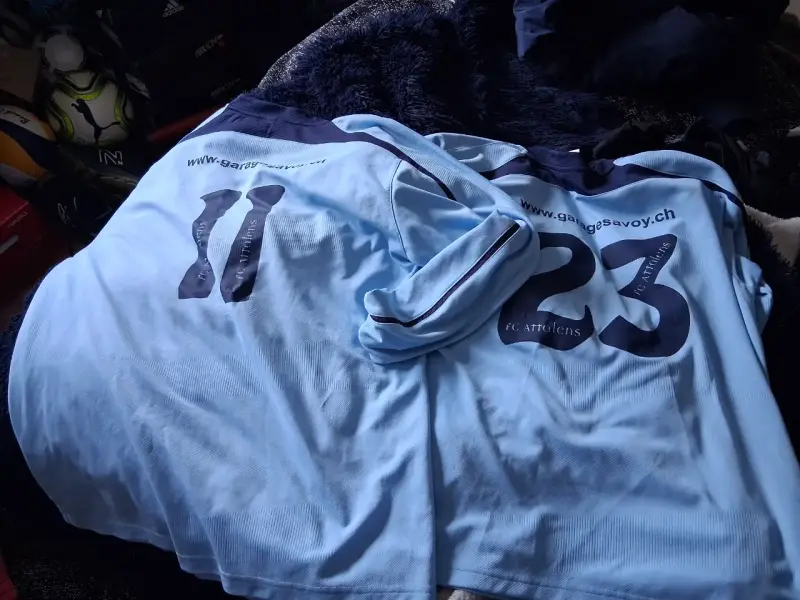 Camisetas de fútbol FC Attalens azul claro - 1